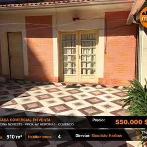 En Venta Casa Comercial Próximo Heroínas Y Oquendo 
