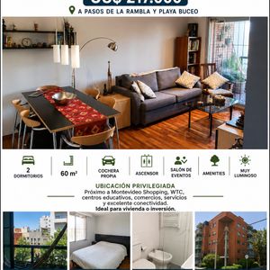 Dueño Vende Excelente Apartamento 2 Dormitorios Con Cochera Playa Buceo