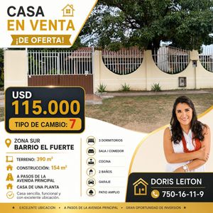 Casa En Venta – Zona Sur, Barrio El Fuerte!