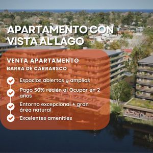 Venta Apartamento 3 Dormitorios -vista Al Lago+parrillero -amenities