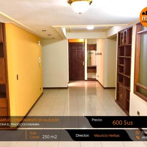 Amplio Departamento Para Oficinas O Vivienda Zona Prado Cochabamba