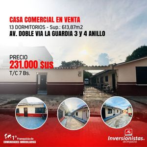 Casa Comercial En Venta 