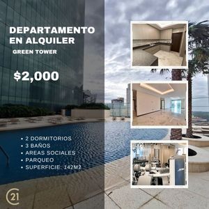 Departamento De Lujo En Alquiler - Green Tower / Equipetrol