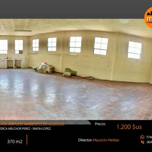 Casa En Alquiler Ambientes Espaciosos Zona Melchor Perez Simon Lopez 