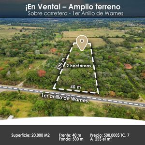 Inmueble # 735 Terreno Sobre 1er Anillo Warnes