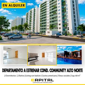 Departamento De 2 Dormitorios En Alquiler – Zona Norte