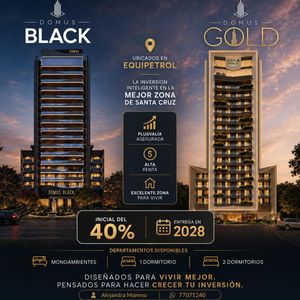Departamentos De Lujo En Pre Venta Domus Black