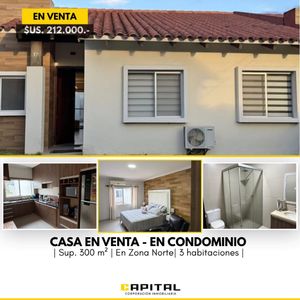 Casa En Venta En Condominio Al Norte