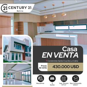 Casa En Venta - Santa Cruz De La Colina / Urubo