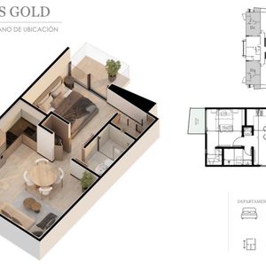 (pre-venta) Domus Gold Departamento 1 Dormitorio