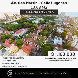 Terreno En Venta Zona Equipetrol