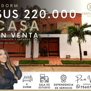 Casa En Venta De 4 Dormitorios Mutualista Y Paragua 4to Anillo