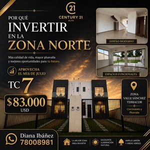 Casas En Venta – Zona Norte, Valle Sánchez 