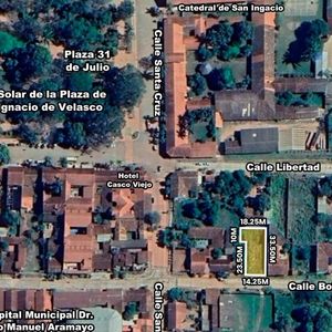 San Ignacio De Velasco Terreno En Ubicación Prime Centro Histórico