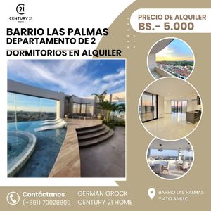 B. Las Palmas,amplio Departamento En Alquiler