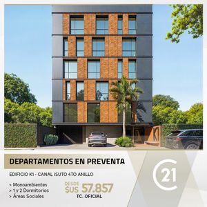 Departamentos  En Preventa "edificio K1" - Canal Isuto 4to Anillo, Y 1 Y 2d