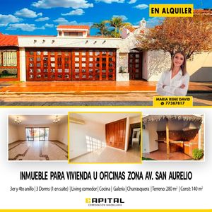 Inmueble Para Vivienda U Oficinas En Alquiler