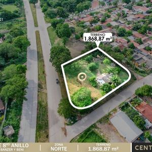 Terreno Sobre Av. Octavo Anillo Zona Norte Oportunidad 