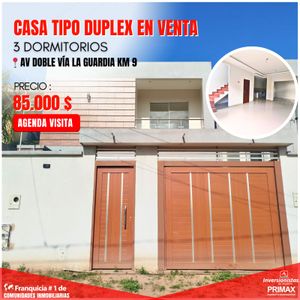 Casa En Venta Tipo Duplex Zona Sur-oeste