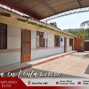 Casa En Venta - Zona Plan 3000