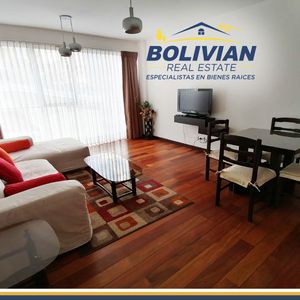 Bonito Departamento Amoblado En Alquiler En Calacoto