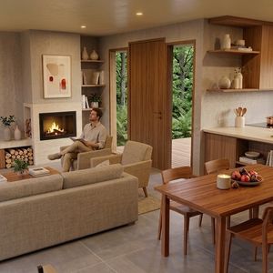  Vivienda  De 120 M2 En Obra De 2 Dormitorios En Laguna Del Sauce, Club Del Lago