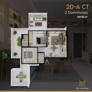 2 Dormitorios En Pre-venta Hh-chuvi (tc:6,97)
