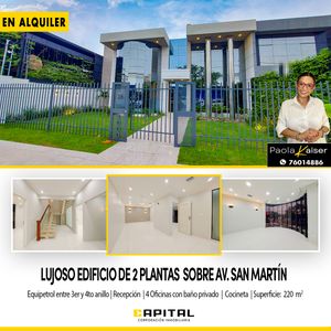 Edificio Para Oficinas En Alquiler Zona Equipetrol Av San Martin