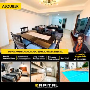 Alquilo Dpto 2 Dor Amoblado Zona El Cristo