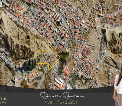 Achumani, Las Lomas, Terreno En Venta