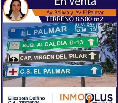 Terreno En Venta, 8.500m2 En Esquina Av. Bolivia Negociables