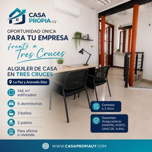Alquiler De Casa En Tres Cruces Ideal Para Empresas