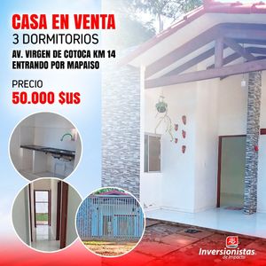 Casa En Venta Zona Este Mapaiso A Cuatro Cuadras De La Carretera A Cotoca