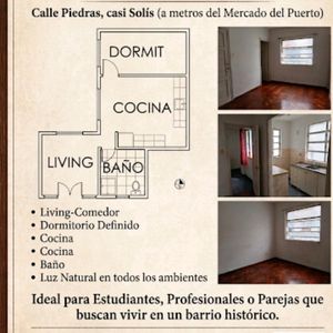 Alquiler De Apartamento De 1 Dormitorio En El Corazón De Ciudad Vieja