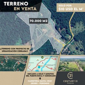 Terreno En Venta - Urubo (proyecto Aprobado)
