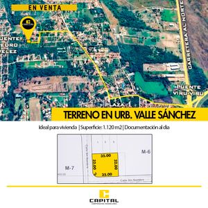 Se Vende Terreno – Urb. Aeropuerto (valle Sánchez)