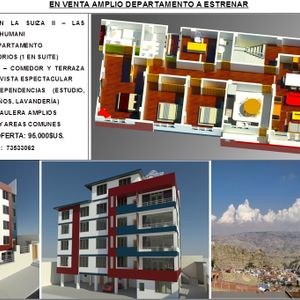 En Venta Amplio Departamento A Estrenar
