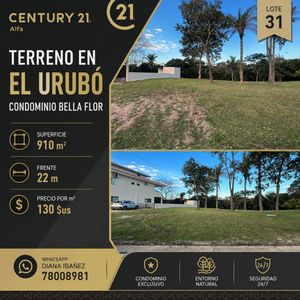 Terreno En El Urubó Condominio Bella Flor  - Lote 31
