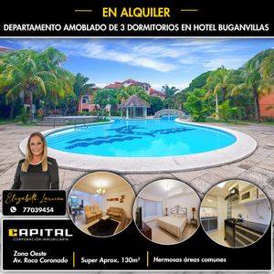 Departamento Amoblado En Hotel Buganvillas