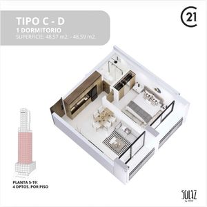 Departamentos En Pre Venta 1 Habitacion