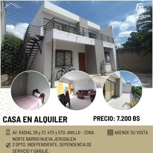 Amplia Casa De 5 Dormitorios En Alquiler, Zona Norte Entre 4to Y 5to Aniilo