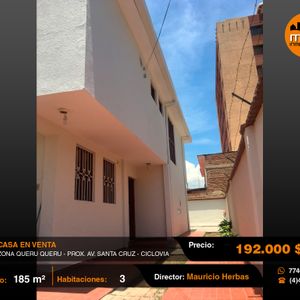Casa En Venta Para Vivienda U Oficinas Zona Queru Queru 