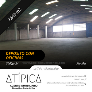 Deposito Con Oficinas - Galpón . Industrial