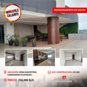 Departamento En Venta De 4 Habitaciones Equipetrol