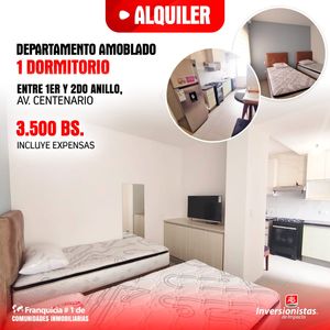 2 Dormitorios Más Parqueo Y Expensas Incluidas