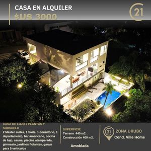 Casa Amoblada En Alquiler, En Condominio En Urubo