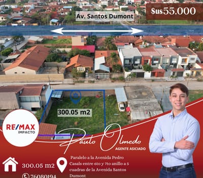 Terreno En Venta Av. Santos Dumont - 6to Anillo