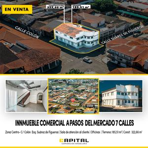 Esquina Comercial A Pasos Del Mercado 7 Calles