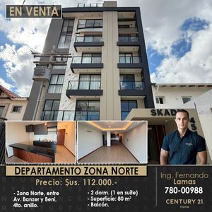 En Venta, Departamento De 2 Dormitorios A Estrenar. Zona Norte