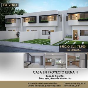 Casa De 3 Dormitorios Pre Venta Zona Este 